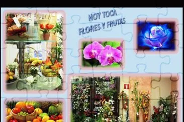 HOY TOCA FLORES Y FRUTAS jigsaw puzzle