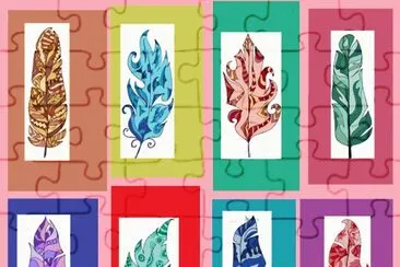 multicolor jigsaw puzzle