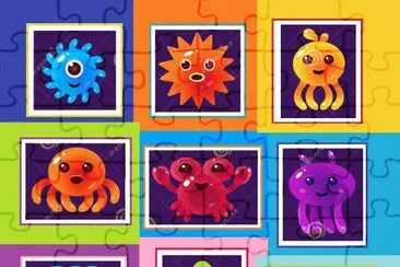 multicolor jigsaw puzzle