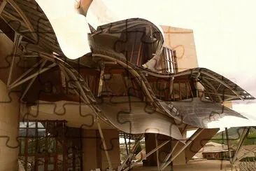 frank o Gery / hotel marques de riscal jigsaw puzzle