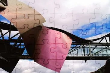 frank o Gery / hotel marques de riscal jigsaw puzzle