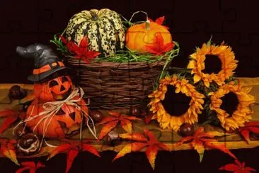 Halloween Table Decorations jigsaw puzzle