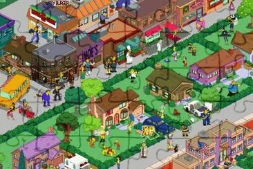 Ciudad de Springfield jigsaw puzzle