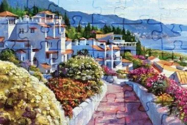Pintura paisajista jigsaw puzzle