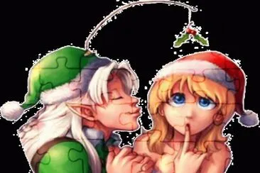 Bella Imagen de Una Pareja de Jovenes Duendes jigsaw puzzle