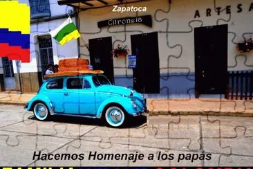 homenaje a carros antiguos jigsaw puzzle