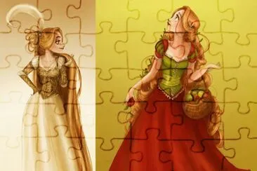 Rapunzel jigsaw puzzle