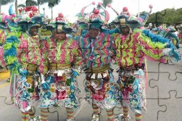 la familia en carnaval