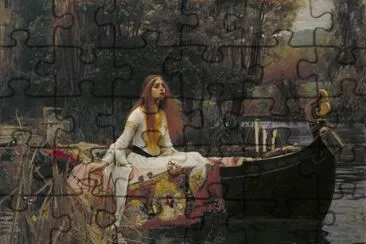 John William Waterhouse-The Lady of Shalott