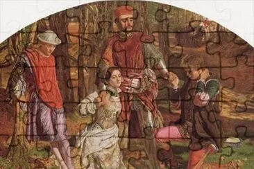 פאזל של William H Hunt -Valentine Rescuing Sylvia from Proteus