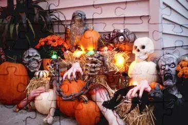 Spooky Halloween Porch Props