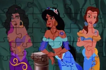 Esmeralda Jasmine Belle jigsaw puzzle