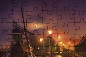 Zaanse Schans-Holanda jigsaw puzzle