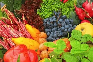 frutas y vegetales jigsaw puzzle
