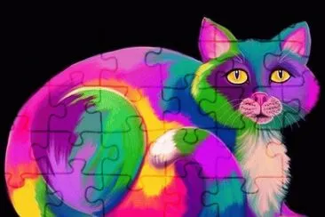 Bunte Katze