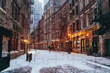 Inverno a New York jigsaw puzzle
