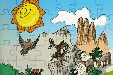en la montaÃ±a jigsaw puzzle