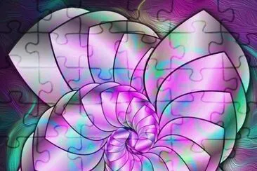 Fractal jigsaw puzzle