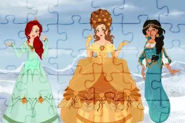 Ariel Belle Jasmine jigsaw puzzle
