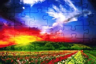 Bunt jigsaw puzzle