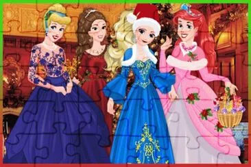 פאזל של Cinderella Belle Elsa Ariel