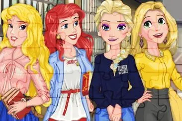 Aurora Ariel Elsa Rapunzel