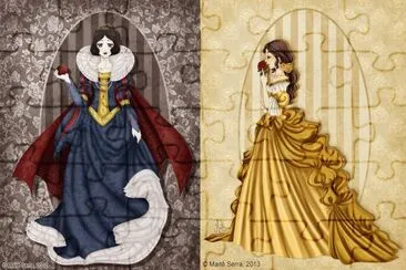 SnowWhite Belle jigsaw puzzle