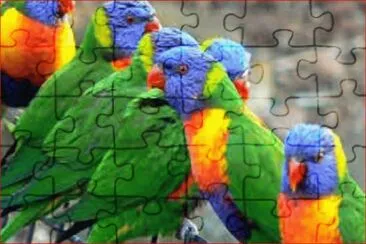 PERICOS MASCARA AZUL jigsaw puzzle