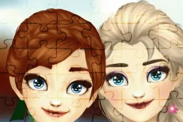 Anna Elsa jigsaw puzzle