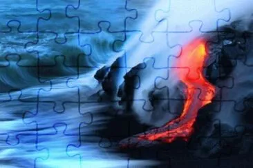 Wind Water   Lava jigsaw puzzle