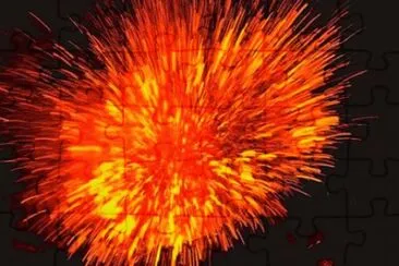 Explosion jigsaw puzzle