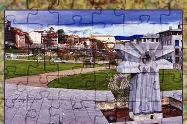 פאזל של SALVATIERRA (ALAVA) . VISTA DEL CASCO ANTIGUO