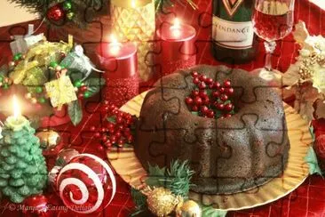 Traditional Christmas Fruit Cake jigsaw puzzle