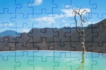 Cascada-Hierve-el-Agua-Oaxaca-Mexico jigsaw puzzle