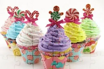 Christmas Cupcake Decorations jigsaw puzzle