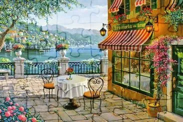 terraza de bar jigsaw puzzle