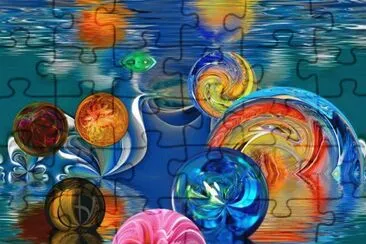 Bunt jigsaw puzzle