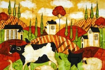 Escena jigsaw puzzle