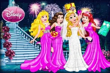 Aurora Belle Rapunzel Ariel jigsaw puzzle