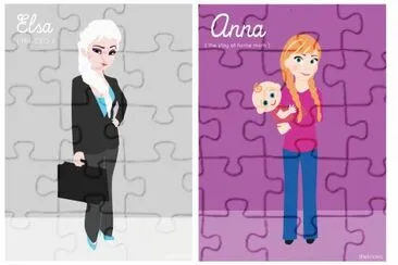 Elsa Anna jigsaw puzzle