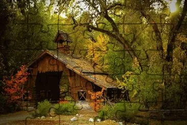 פאזל של chalet en automne