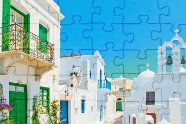 Casa en Santorini jigsaw puzzle