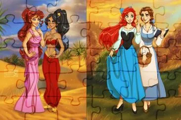 Megara Jasmine Ariel Belle