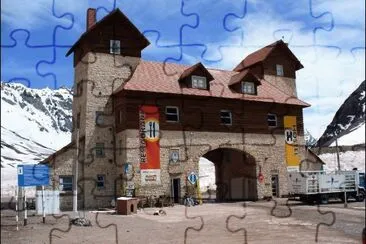 Las Cuevas. Mendoza. Argentina jigsaw puzzle