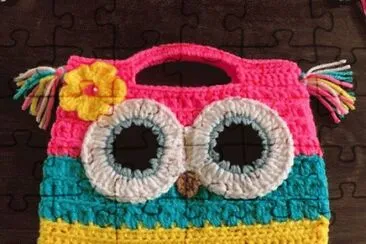 Crochet jigsaw puzzle