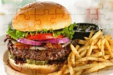 burger chips