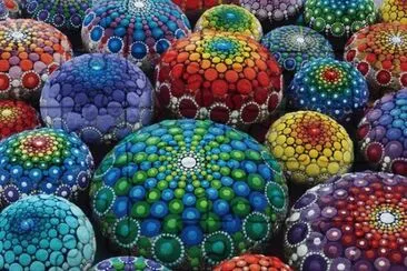 mandalas sobre piedras jigsaw puzzle