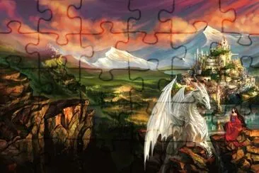 dragÃ³n blanco jigsaw puzzle