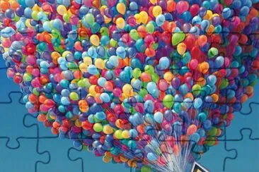 Globos colores UP jigsaw puzzle