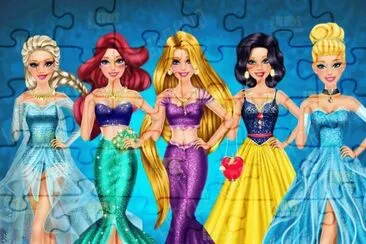 Elsa Ariel Rapunzel SnowWhite Cinderella